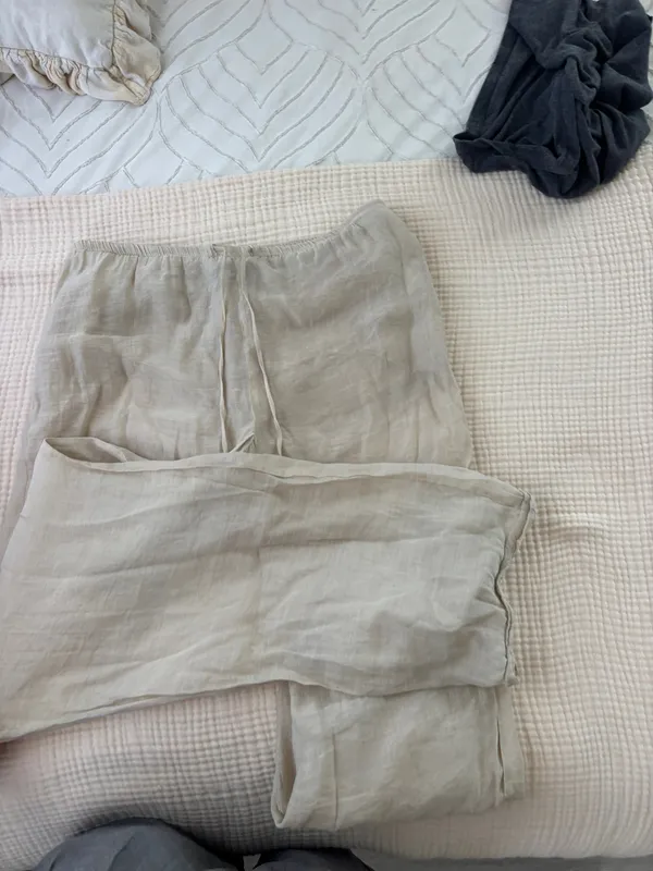 Creme  Beach Pants - Image 3