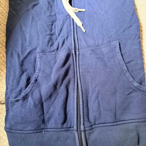 Offline by Aerie Navy Blue Zip Up Hoodie - Image 2