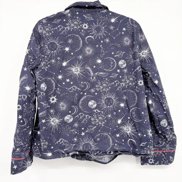 Joules Womens Celestial Sun Moon Sky Star Napwell Whimsigoth Top Navy Size M - Image 7