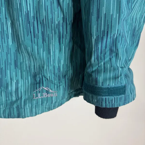 L.L. Bean Jacket Womens Large Nylon Insulated Water Resistant Outdoor Ski Coat - Image 2