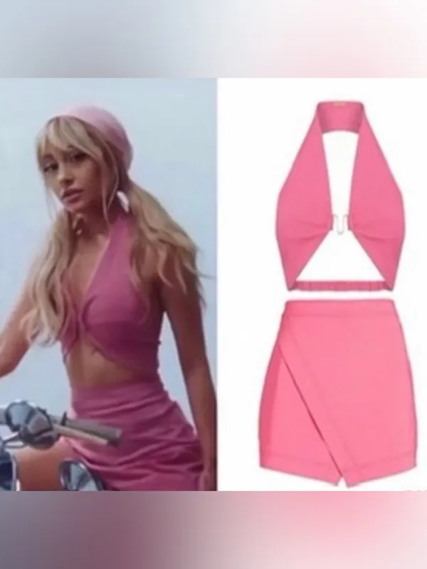 Cult Gaia hot pink mini skirt skort Alma short blossom nwt size medium it girl - Image 2