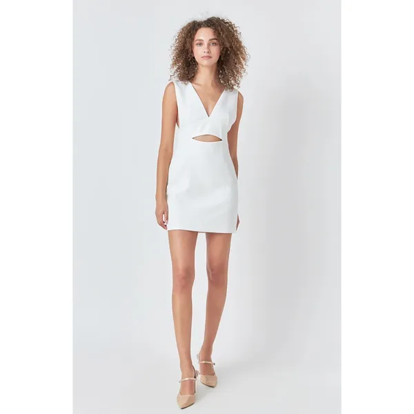 NWT Endless‎ Rose Cutout V-Neck Minidress Sz XS $70 - Image 2