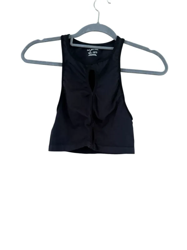 Women's Out From Under Black Keyhole Crop Top Size M - Image 7