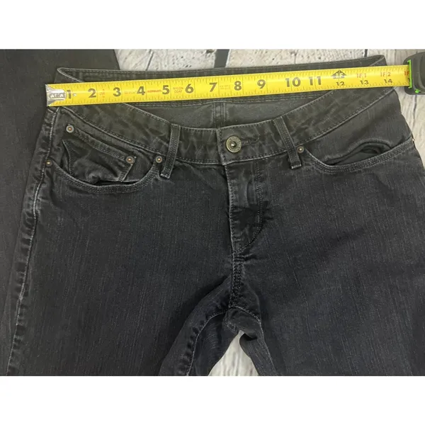Levi’s Black-Denim Boot Leg Light Stretch Jeans Women's 29x32 (8) - Image 6