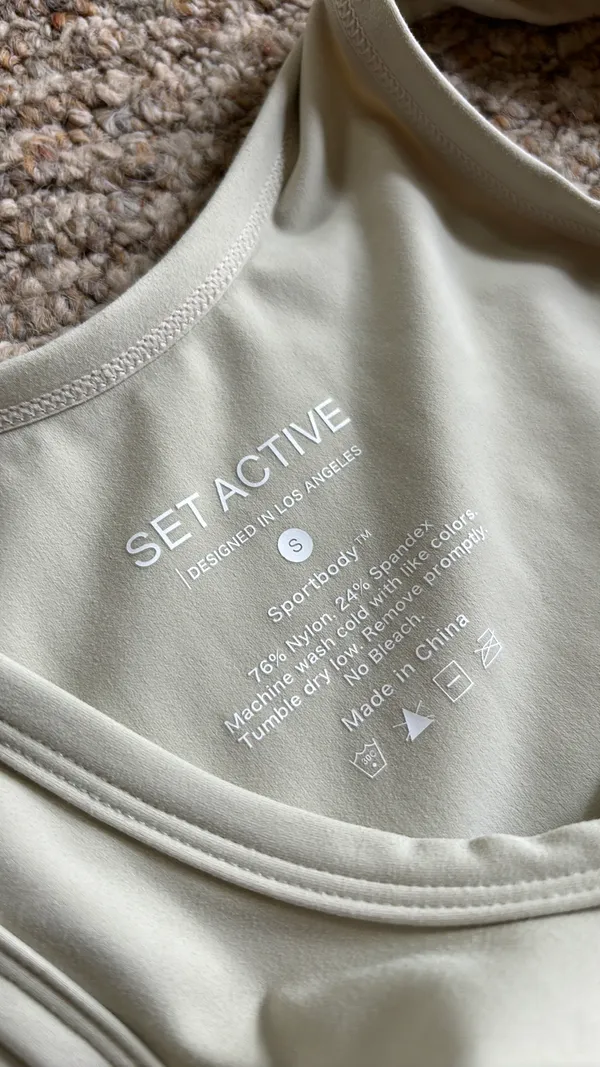 Set Active Sportbody Jumpsuit Oat Milk - Image 6
