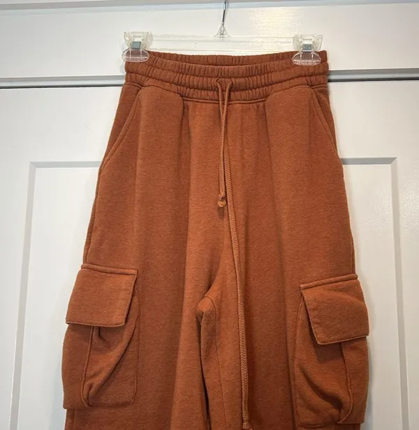 Gilded Intent (Buckle)  Rust Jogger Pants size medium. - Image 7