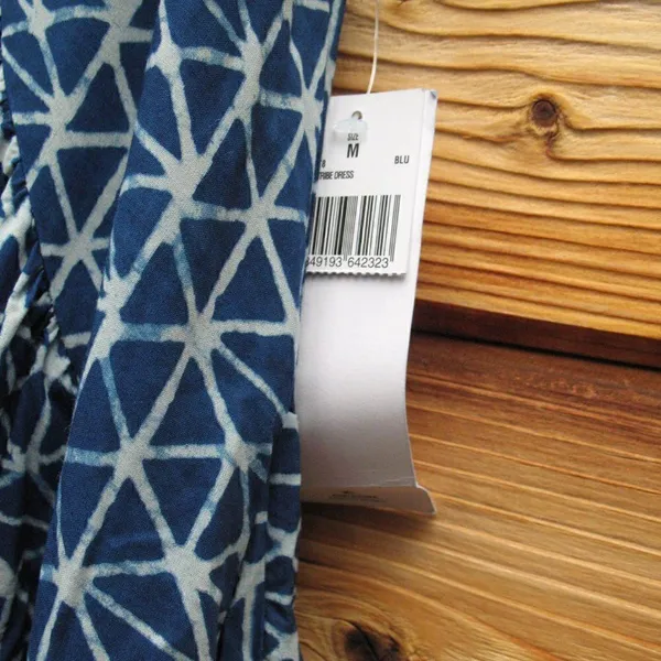 Rip Curl NWT Blue Batik Print Dress - Image 7