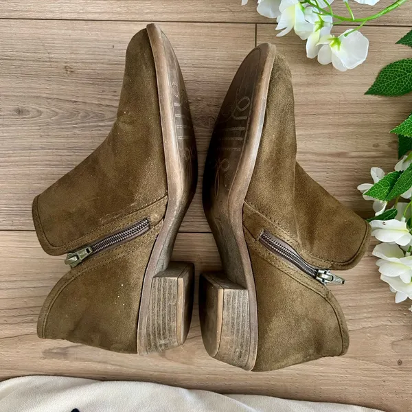 SO Olive Green Booties Brown Size 7.5 - Image 5