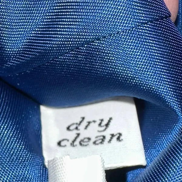 Pendleton Vintage‎ Royal Blue Cropped Virgin Wool Button Front Jacket Petite - Image 5