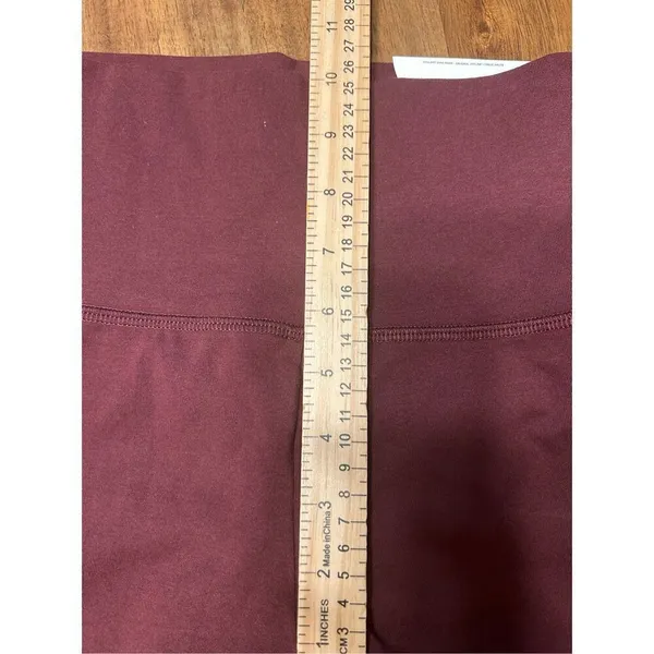 Offline By Aerie OG High Waisted Legging Burgundy Size Small - Image 4