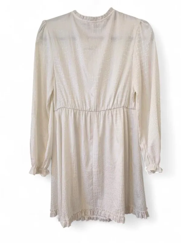 Anthropologie Dress Mini White - Image 5