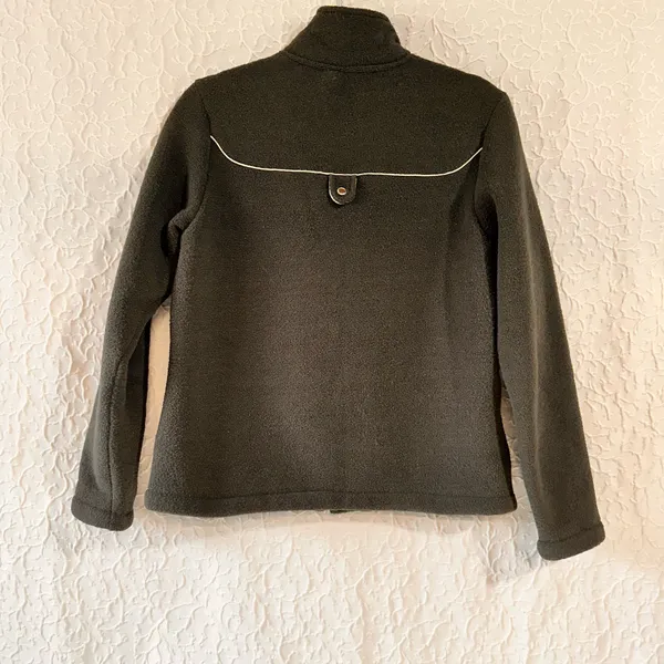 Burton Jacket Size M Women's Zip Up Fleece Green Vintage Jacket Outdoor Warm - Image 2