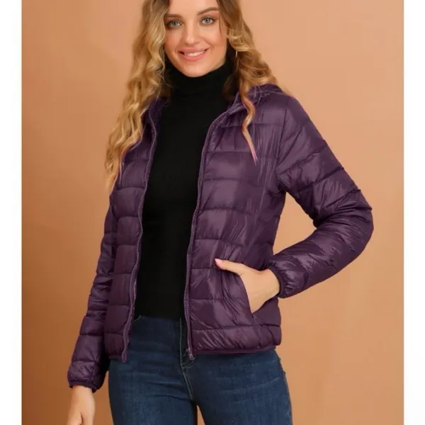 Women’s Allegra K Packable Puffer Jacket - Image 6