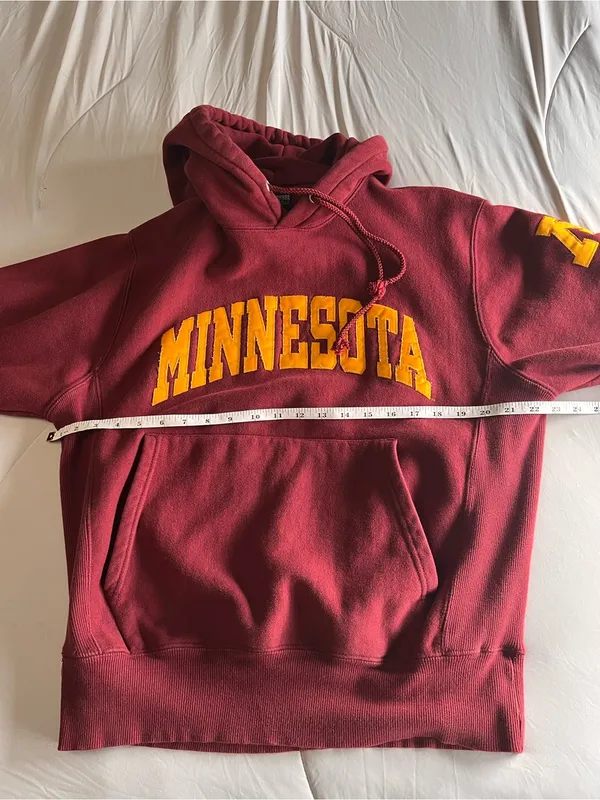 U of Minnesota College Gameday Sports Pullover Hoodie Sweatshirt Unisex Sz S EUC - Image 5