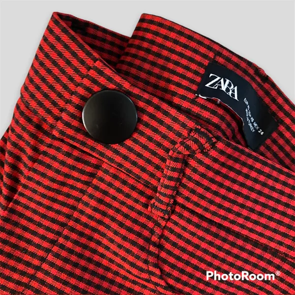 ZARA Plaid Skinny Pants - Image 2