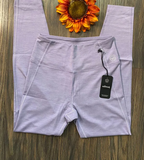 Allbirds NWT Natural Flow Purple Hush Leggings MEDIUM - Image 5
