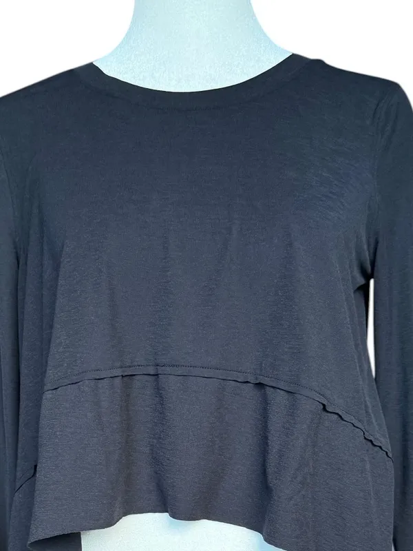 FP Movement Tempo UV Protection Long Sleeve Crop Workout Sweat-Wicking Tee Sz XS - Image 2