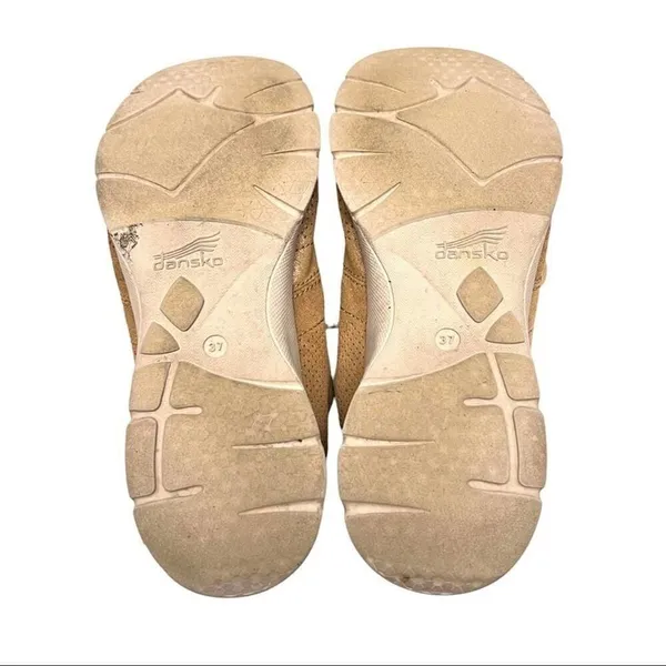 Dansko Women's Alissa Gold Print Leather Athletic Oxford Sneaker EU Size 37 - Image 7