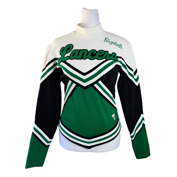 Vintage ‘90s Varsity Spirit Fashions Embroidered Lancers Cheer Sweater - Image 2