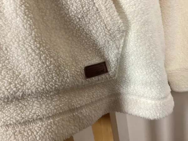 L.L.Bean Women's Cozy Sherpa Fleece Funnel Neck Pullover Sweatshirt - Image 3