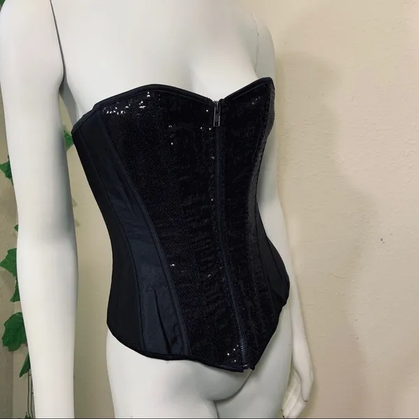 Black Sequins Corset Party New Festival - Image 11