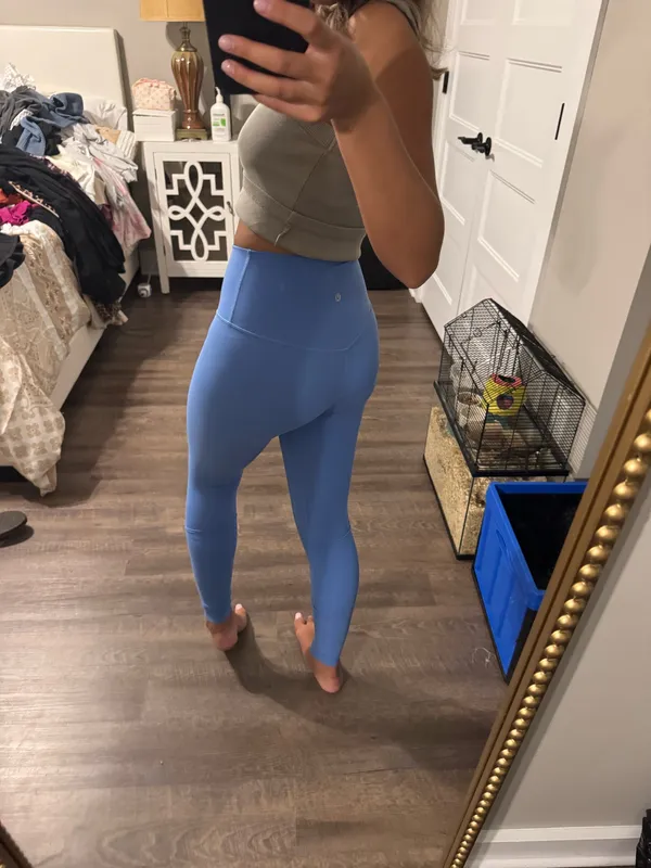 Lululemon High-Waist Blue Active Leggings - Image 3