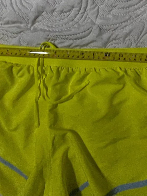 Under Armour Women's Neon Lime Training Shorts with Gray Reflective Trim‎ - Image 12