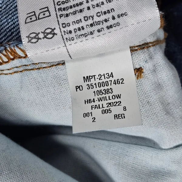 Carhartt BD5383W Relaxed Fit Womens Jeans Dark Wash Size 2‎ Regular - Image 7