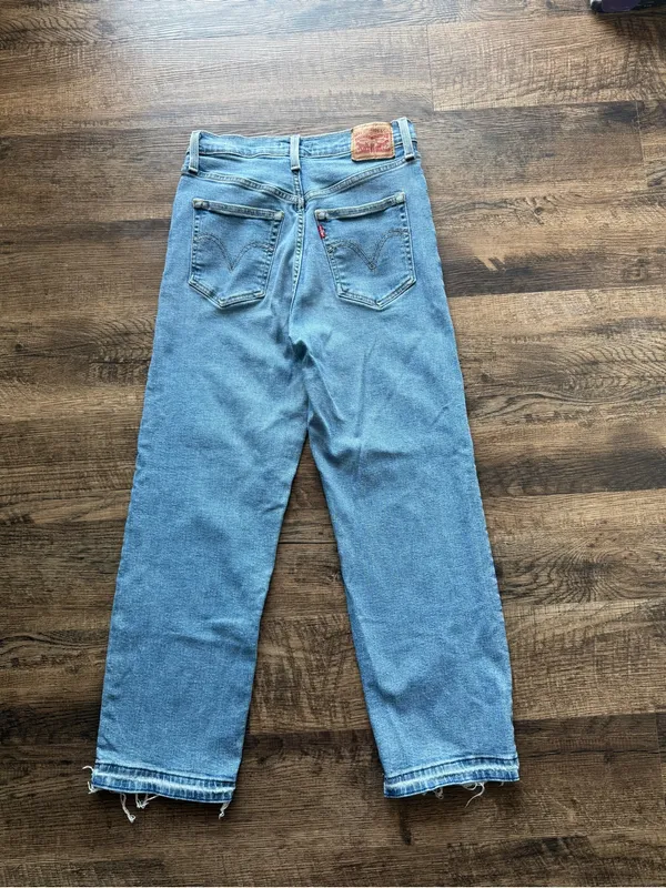 Levi’s Ribcage straight ankle jeans 28 - Image 3