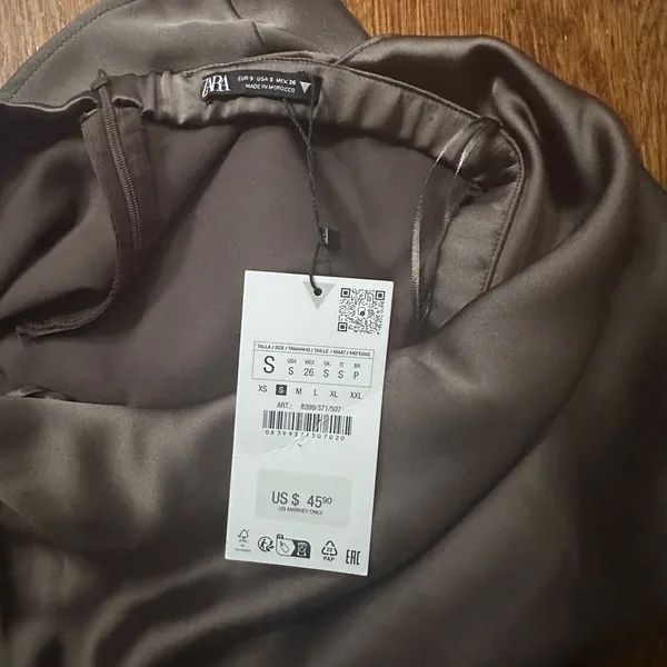 Zara satin dress - Image 7