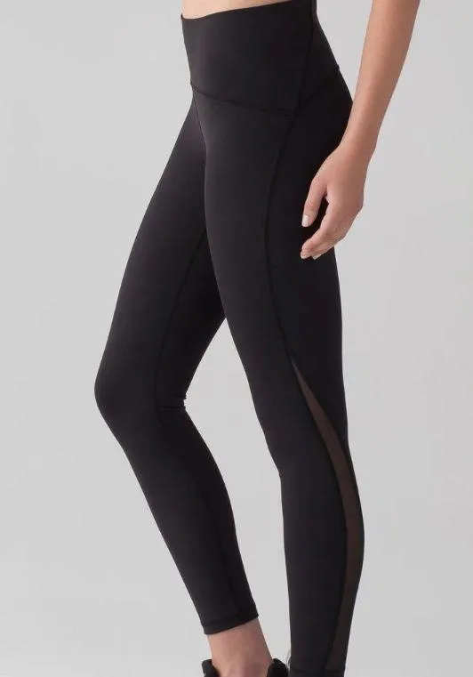 Lululemon Train Times 7/8 Pant Leggings Size 8 25" Black Athletic Workout - Image 9