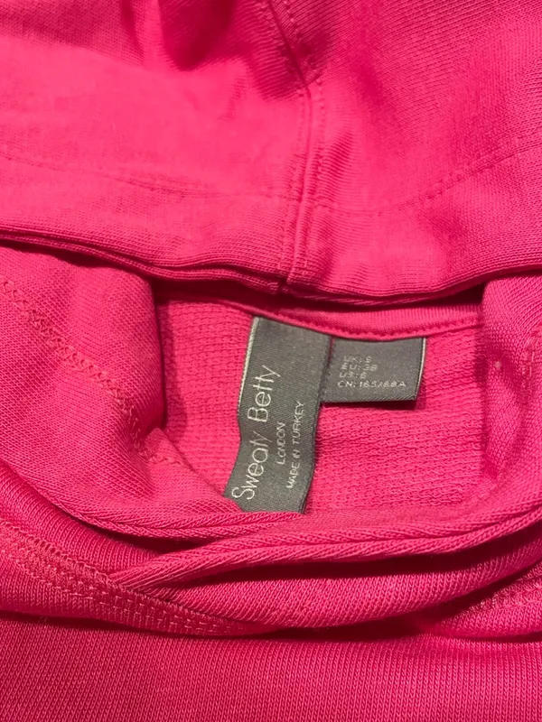 Sweaty Betty After Class Hoodie Pink Hooded Pullover Sweatshirt Updated Style - Image 13