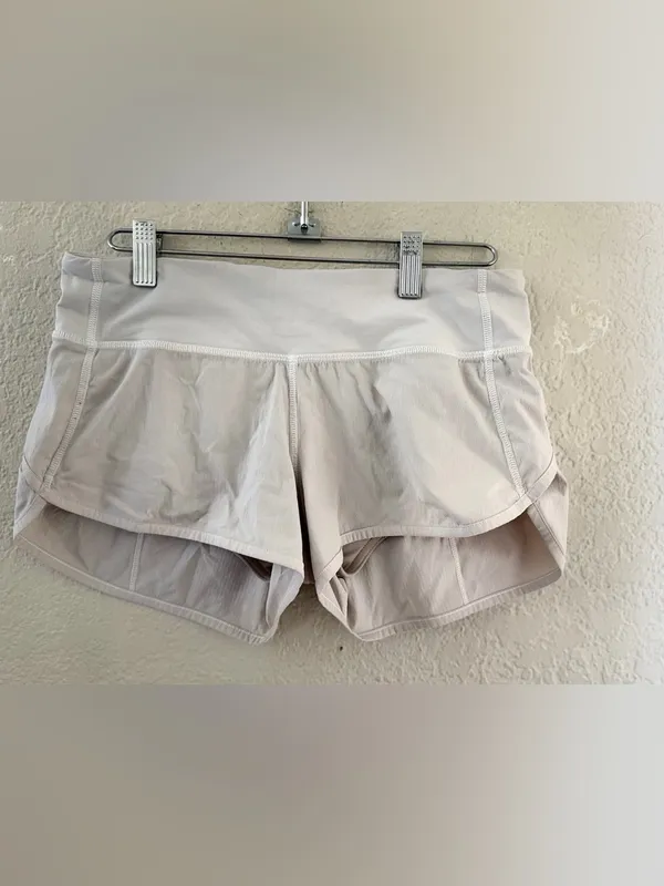 Lululemon Women's High-Waist Performance Shorts in Beige size 4 - Image 2