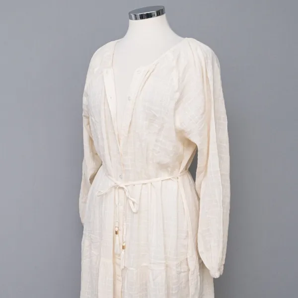 L*Space. Nepali Button‎ Down Cotton Maxi Dress. - Image 13