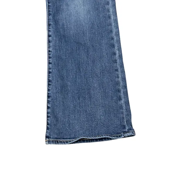 American Eagle Womens 16 Regular Kick Boot Super Stretch Blue Denim Jeans - Image 15