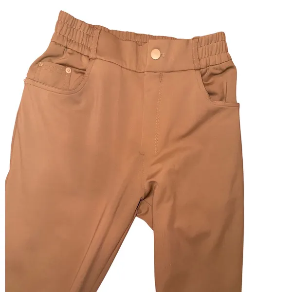 ZYIA Active Brown Athleisure Jogger Pants Size‎ XS Elastic Waist - Image 2