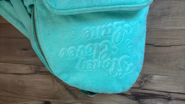 Stoney Clover Lane x Target Terry Backpack Cloth Embossed Light Green - Image 2