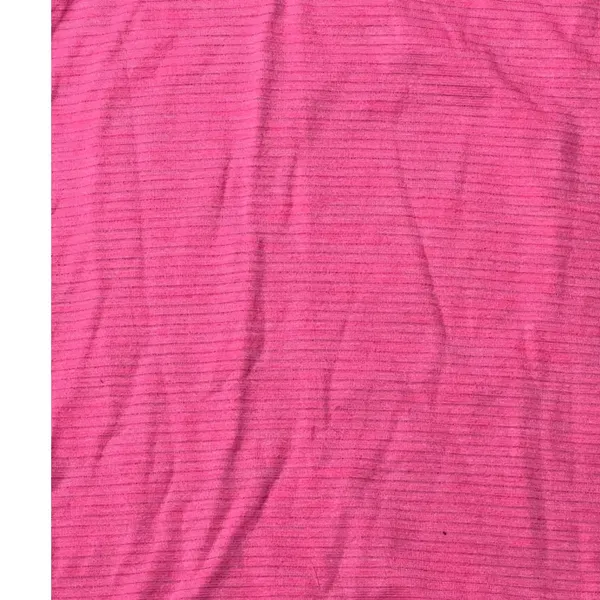 Lululemon Pink‎ Striped V-Neck Short Sleeve Athletic Top Small Lightweight Sheer - Image 3