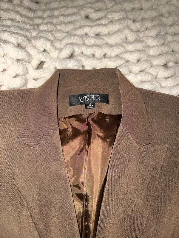 Brown Blazer Kasper - Image 2