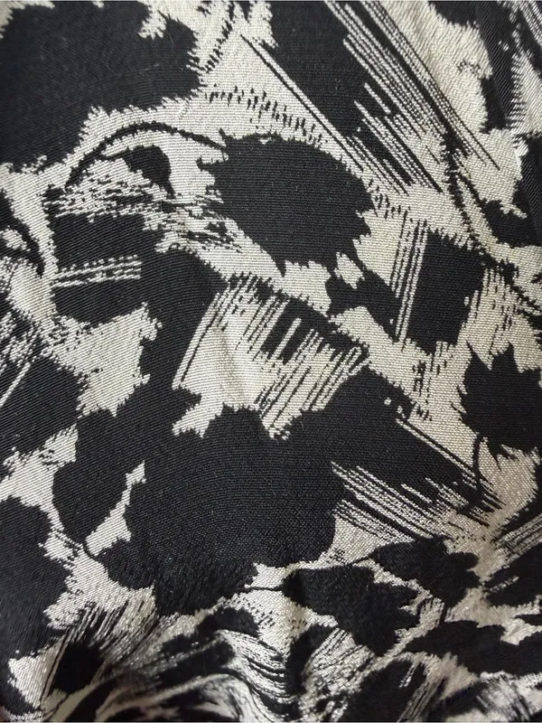 Madewell Black and White Floral Mini Dress - Image 5