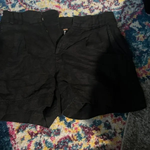 Free People Chelsea Linen Shorts‎ Black Size 0 - Image 4