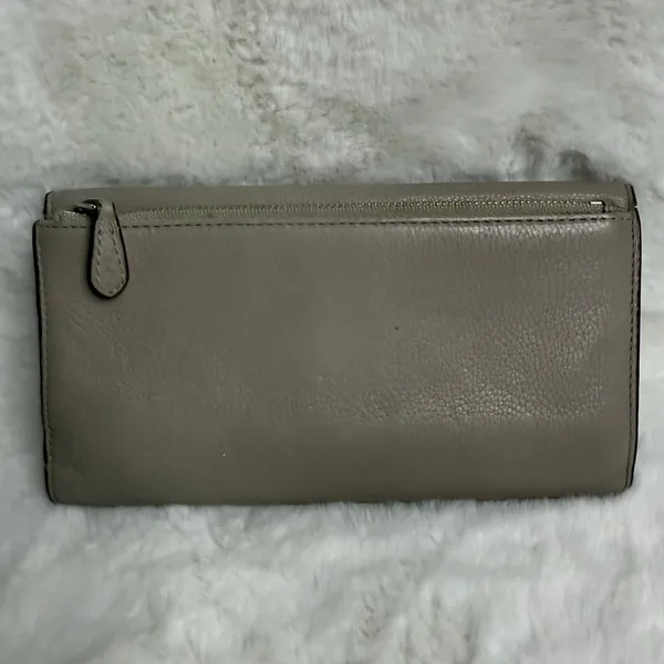 COACH Gray Trifold Wallet - Image 2