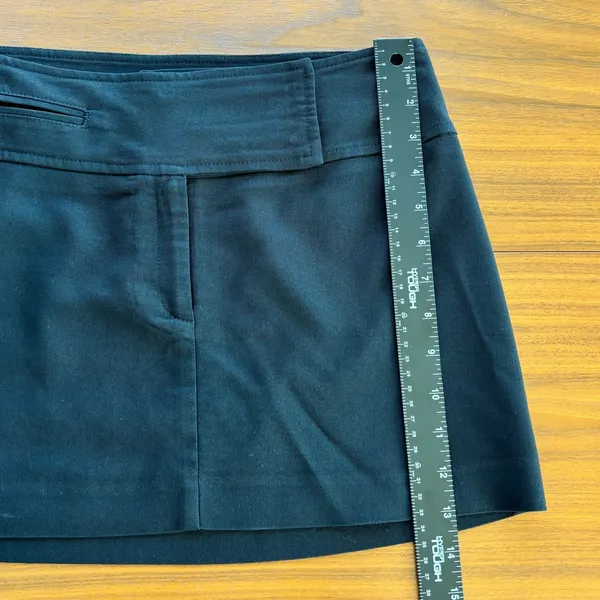 Vintage 90s Charlotte Russe Y2K Mini Skirt Large Office Siren Low Rise Boho Glam - Image 10