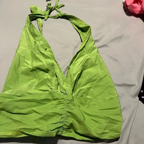 Peppermayo Betty Halter‎ top in lime green size 4 - Image 4