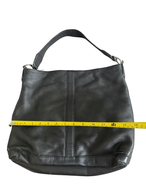 MICHAEL KORS Black Leather Satchel Shoulder Bag - Image 4