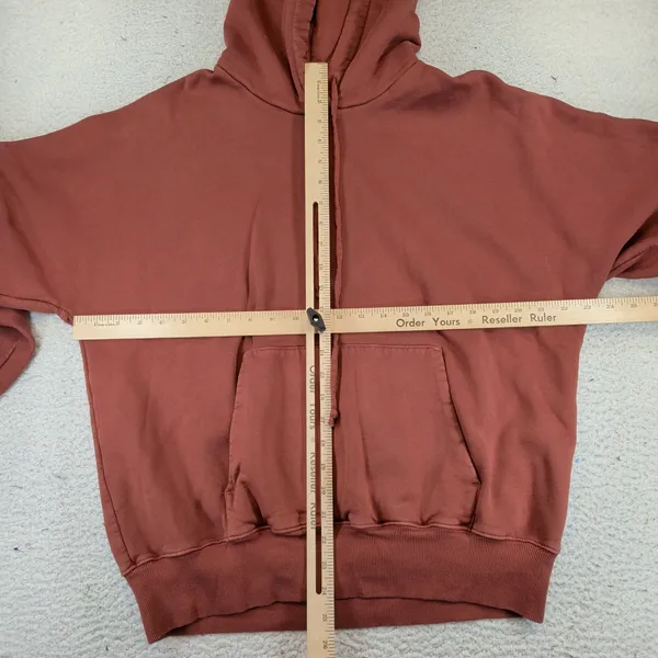 Wilfred Free Aritzia Rosewood Organic Cotton Pullover Hoodie Sweatshirt Size 2 - Image 3