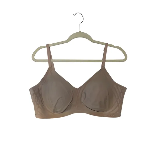 HONEYLOVE Shapewear Bra‎ XL Comfort Full Support Wireless Seamless Tan LWBRO201 - Image 3