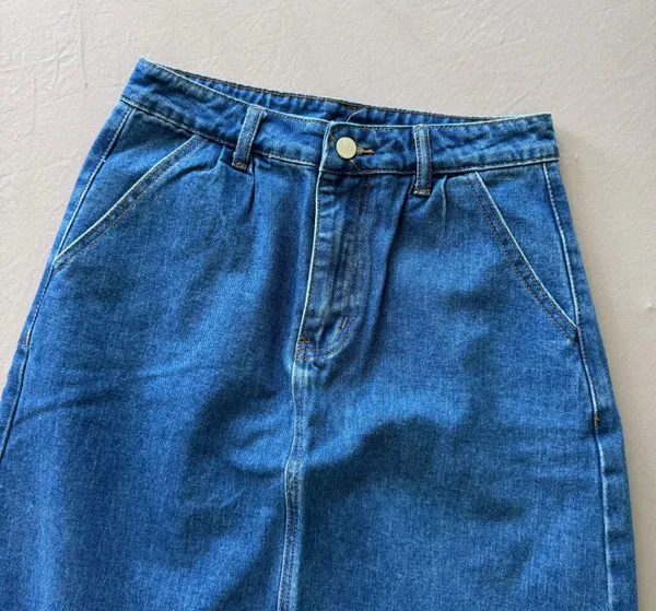 SheIn Denim Maxi Skirt - Image 4