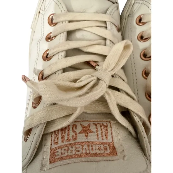 Converse Chuck Taylor All Star OX Egret 8 EUC - Image 10