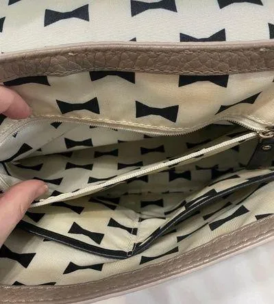 Kate Spade Tan And Cream Messenger Bag - Image 8